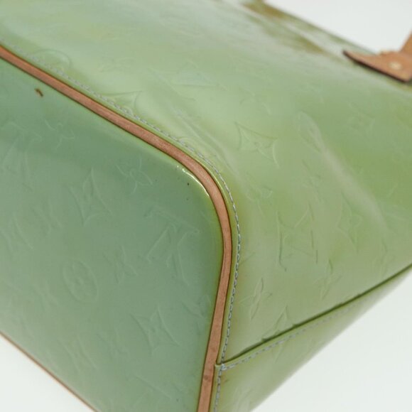 Louis Vuitton Green Monogram Vernis Houston Hand Bag - Picture 10 of 16